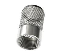 QUXVUIS Filtre d'entrée de Tuyau d'arrosage conçu pour Les Pompes à Eau de Jardin Haute Performance. Il Assure Une Filtration Efficace pour Un Environnement Propre et sain, Argent, Diamètre 36 mm