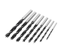 QUXVUIS Forets à fraiser, forets à pointe de centrage offrant des performances exceptionnelles sur divers matériaux tels que le bois, la céramique, le carrelage et marbre. Foret bois queue ronde