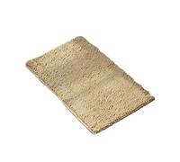 QUXVUIS Forte adhérence et sécurité - Tapis de bain en chenille pour salle de bain Tapis sol absorbant en polyester chambre à coucher Texture douce, chameau, 40 cm * 60 cm