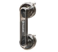 QUXVUIS Forte ventouse main courante salle de bain poignée d'aspiration poignée d'aspiration sûre aspiration facile pour porte main courante glisser peut être, Gris Transparent