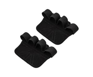 QUXVUIS Gants de Musculation avec protège-Paumes, Polyvalents pour Divers Exercices de Musculation et de Fitness. Coussinets en Cuir pour poignées de Levage.