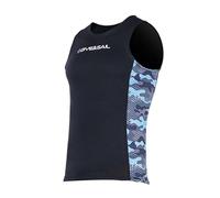 QUXVUIS Gilet de plongée sans Manches à séchage pour Femme et Homme, Confortable et idéal pour la plongée et Les activités Nautiques. Haut Moderne en néoprène pour Un, Noir, M