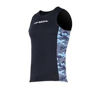 QUXVUIS Gilet de plongée sans Manches à séchage pour Femme et Homme, Confortable et idéal pour la plongée et Les activités Nautiques. Haut Moderne en néoprène pour Un, Noir, L