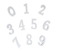 QUXVUIS Grands numéros en bois pour la décoration de la maison, déclaration dans n'importe quelle pièce, fournitures de fête, numéros en bois Vintage, inachevés