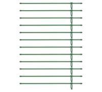QUXVUIS Grands piquets pour Plantes, Support Robuste pour Une Croissance et Une optimales, Efficace des Plantes, étagères en Plastique pour, Vert, 18 pouces/45 cm 12 Ensembles