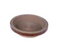 QUXVUIS Griffoir, lit et gamelle pour Chat, conçus pour divertir Les Chats Tout en Leur offrant Un Espace de détente. Ce griffoir protège Vos Meubles.