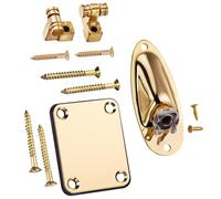 QUXVUIS Guide-cordes à roulettes pour guitare électrique, accessoire pour guitare électrique avec vis de fixation. Ce kit de guide-cordes à roulettes répond divers besoins, Style D