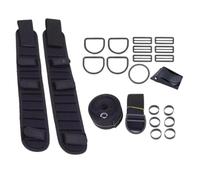 QUXVUIS Harnais de plongée avec Plaque Dorsale et Accessoires de plongée sous-Marine, Comprenant Une Ceinture de lestage de qualité supérieure, Un kit de Plaque Dorsale, Noir