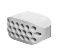 QUXVUIS Hommes Femmes Silicone mâchoire Formateur Exercice Facial Portable mâchoire Formation Fitness équipement d'exercice beauté en Plein air, Noir, 1 PCS