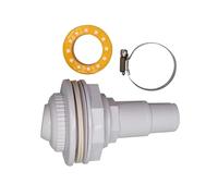 QUXVUIS Jets de retour de piscine à ouverture partielle, adaptés Pour aux raccords piscine hors sol standard, utilisés pour un retour standard vers un raccord d'entrée à flux directionnel.