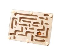 QUXVUIS Jeu de société Labyrinthe en Bois avec Billes, conçu pour développer la Concentration et la logique des Jeunes Enfants. Jeu éducatif, Cadeau d'anniversaire Autre.
