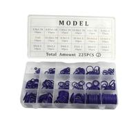 QUXVUIS Joints toriques résistants à la Chaleur - Installation Facile et Joint torique en Caoutchouc Non Toxique Joint torique en Caoutchouc Ensemble de bagues Silicone, 225 pièces Violet