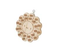 QUXVUIS Jouet à mâcher pour perroquets : stimule l'intelligence et favorise Le Jeu interactif et Le développement des Sens grâce à Son Concept Unique de Puzzle Trous, Soleil