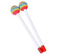 QUXVUIS Jouet à Percussion Multifonctionnel pour Enfants, en Bois, sans Danger pour Les Tout-Petits, maillets hypoallergéniques, Baguettes, Jouet pour Enfants, batteurs , Arc-en-Ciel