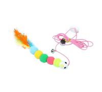 QUXVUIS Jouet d'éveil pour Chatons d'intérieur, Jouet Puzzle Stimulant l'intelligence, Jeu de Poursuite interactif et Amusant. Petit Insecte Vif Qui se Balance à volonté pour