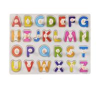 QUXVUIS Jouet éducatif pour Enfants saisir des Jouets en Bois Alphabet Anglais étudier Apprendre Enfant Jouer approvisionnement Maison Maternelle, Type 2