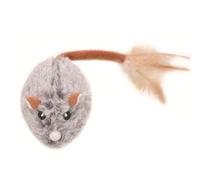 QUXVUIS Jouets automatiques pour Chats, roulent en Douceur sur la Plupart des sols, Souris électrique pour Chat, Jouets électriques pour Chat, Souris électrique BS, Gris foncé