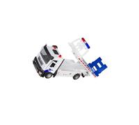 QUXVUIS Jouets de Camion-Grue à fonctionnalités Multiples, ingénierie avancée pour Les garçons Qui Aiment la Simulation de véhicules et Le Jeu imaginatif, Ensemble de Jeu