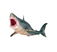 QUXVUIS Jouets de Simulation de Requin réalistes, Cadeau pour Les Amoureux des Animaux, Peut être Offert en Cadeau à des Amis, modèles d'animaux Marins Requin , Mégalodon