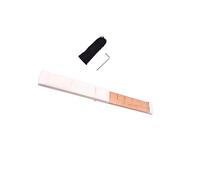 QUXVUIS Jouez de la guitare de poche 6 cordes et fredonnez vos cordes pour exercer votre technique efficacement en voyage. Un accessoire pratique pour tous, Blanc 6 frettes