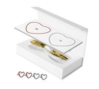 QUXVUIS Kit de bracelet permanent élégant et polyvalent pour couples : tout le nécessaire pour vos projets de création DIY inclus, 1 argent, 1 or rose, Longueur la chaîne : 23 cm