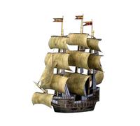 QUXVUIS Kit de Construction de maquettes Bateaux spatiaux en Papier 3D à Monter soi-même (1 à 250 pièces), Puzzle en Papier, activité Manuelle pour Adultes, Bateau Pirate, Jouet Monter