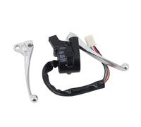 QUXVUIS Kit de levier de frein avec interrupteur boîtier d'accélérateur torsadé, accessoires faciles à installer et durables pour motos