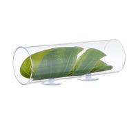 QUXVUIS La Grotte pour Poissons Combattants améliore l'environnement Aquatique en offrant Un abri et Une Touche esthétique à Tout Aquarium. Tunnel pour Poissons Combattants avec ventouses.