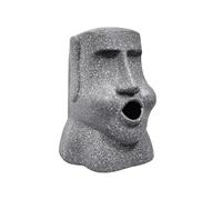 QUXVUIS Le porte-mouchoirs Moai fantaisie embellit la décoration intérieure tout en gardant les mouchoirs à portée de main, que ce soit dans la chambre, salle de bain l'espace travail. Boîte à