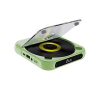 QUXVUIS Lecteur CD Rechargeable léger doté d'une Technologie avancée et d'un écran LCD Haute Performance pour la Pratique des Langues. Portable et très, Vert, 135 x 135 x 25 mm