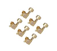 QUXVUIS Les mécaniques fermées offrent une précision d'accordage exceptionnelle et sont attrayantes pour tous les guitaristes. Elles permettent un accordage précis et facile.