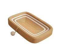 QUXVUIS Lit-griffoir Exclusif pour Chat d'intérieur, livré avec Un griffoir Robuste Qui protège Vos Meubles Tout en offrant Un Espace de Jeu et de Repos interactif et Amusant.