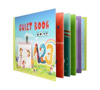 QUXVUIS Livre Silencieux Portable étanche Parent-Enfant éducatif pâte d'illumination Livres intérieur Chambre Enfants Jouets, Numéro