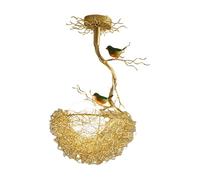 QUXVUIS Lustre unique en verre en forme d'œuf d'oiseau, témoignant d'un savoir-faire exceptionnel pour une décoration moderne et esthétique. Lustre boule verre forme d'œuf, lumière blanche