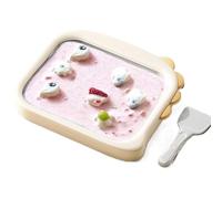 QUXVUIS Machine à glace Dash en acier inoxydable de qualité alimentaire, bac à glace domestique en ABS, machine à crème glacée, yaourtière, B