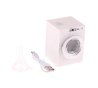 QUXVUIS Machine à Laver Miniature Polyvalente pour Maison de poupée, idéale pour Tous Types de Jeux. Ajoute du réalisme pour aux Jouets et stimule , Blanc , 5.1 x 4.6 x 7 cm