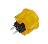 QUXVUIS Machine de jeu à bouton-poussoir Transparent raccords clairs d'origine interrupteur de couleur framboise remplacer l'auto-assemblage la vente, Jaune