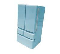 QUXVUIS Magnifique Mini-réfrigérateur pour Maison de poupée : Un Accessoire Indispensable pour stimuler l'imagination des Jeunes Artistes. Modèle de , Bleu
