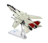 QUXVUIS Maquette d'avion de Chasse F-14A à l'échelle 1/72, Haute fidélité, avec verrière ouvrante et Support d'exposition réglable. Maquette d'avion de Chasse F-14A à l'échelle 1/72 en Alliage.