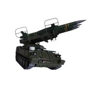 QUXVUIS Maquette de Lanceur de Missiles Miniature à Construire, modèle réduit de Char à l'échelle 1/25, Puzzle de Char Assembler en 4D, kit de