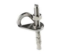 QUXVUIS Matériel d'escalade Essentiel pour l'alpinisme, Support de Piton d'escalade en Acier Inoxydable, Accessoire de sécurité pour Sports de Plein air,
