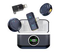 QUXVUIS Microphone sans Fil pour Attraction Touristique, Forte Suppression du Bruit, pour Un Audio cristallin, ABS, Longue portée de 65 Pieds