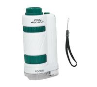 QUXVUIS Microscope Scientifique pour Enfants, Jouet, Microscope de Poche Portable, Mini portatif, grossissement 60X-180X, Outil pédagogique pour Les Jeunes