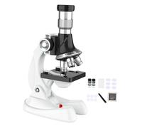 QUXVUIS Microscope STEM pour Enfants : Jouet d'apprentissage interactif pour l'exploration Scientifique, permettant d'observer des échantillons sous différents Angles et de découvrir Le Monde