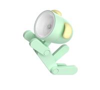 QUXVUIS Mini lampe de bureau LED pliante petit support de téléphone réglable forme chien étude Table décor bricolage enfants étudiants Festival chambre