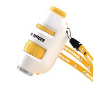 QUXVUIS Mini Microscope Jouets pour Voyages en Plein air et découverte, grossissement microscopique Haute définition apporte différent, Version Portable【18】