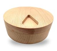 QUXVUIS Mini pilulier bois naturel conteneur de stockage épices gardien distributeur Piller organisateur enfants étui voyage accessoires