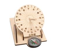 QUXVUIS Modèle de Cadran en Bois, Jouets d'assemblage, Horloge d'expérimentation Scientifique équatoriale, Cadeau d'apprentissage créatif pour Enfants, modèle d'horloge à Cadran,