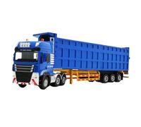 QUXVUIS Modèle réduit de Semi-remorque à l'échelle 1/50, Camion de Transport Classique en Alliage moulé sous Pression, pour Les collectionneurs, Les passionnés et Enfants. Modèles