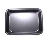 QUXVUIS Moule à gâteau en acier au carbone antiadhésif forme rectangulaire profonde moule à pain plateau de cuisson réutilisable four Pour micro-ondes ustensiles de cuisson, S/30CM*20CM